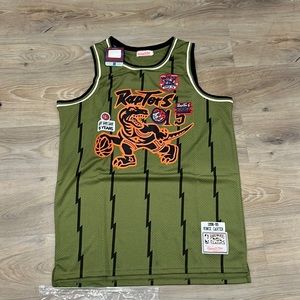 Vince carter Olive jersey.